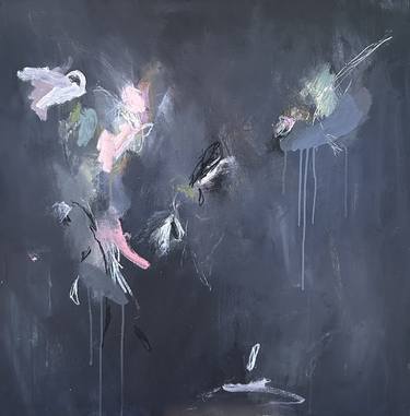 Original Abstract Floral Paintings by Robbie Buten