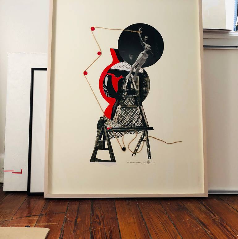 Original Conceptual People Collage by Paul Antonio Szabo