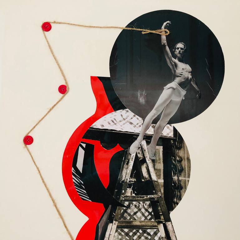 Original Conceptual People Collage by Paul Antonio Szabo