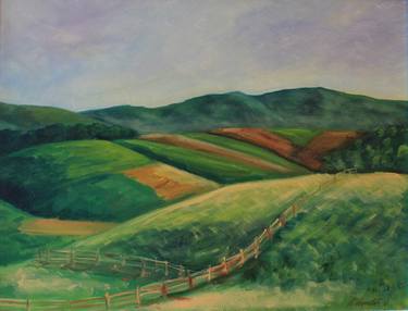 Original Impressionism Landscape Paintings by Stojan Stevanović