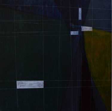 Original Figurative Geometric Paintings by Asandei Bogdan