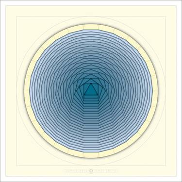 Print of Abstract Geometric Printmaking by Andrew James Smith