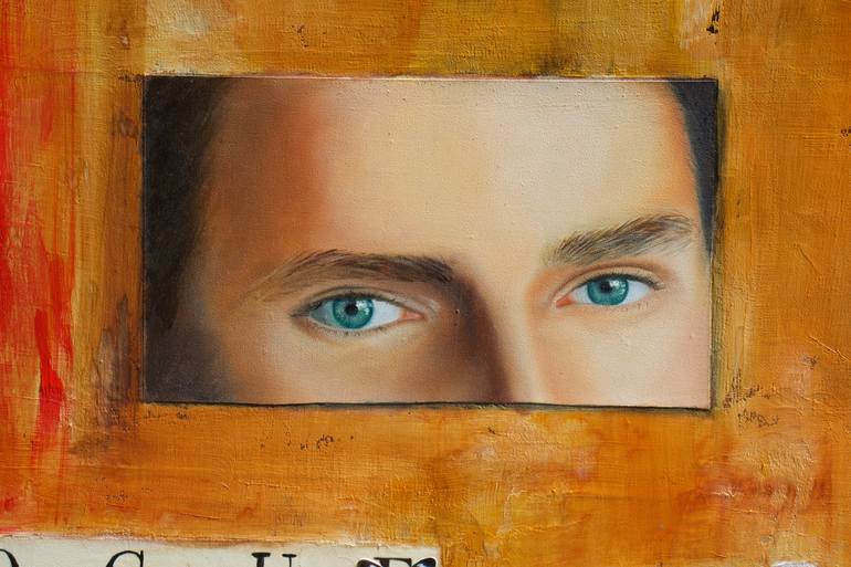 Original Men Painting by Diana Benedetti