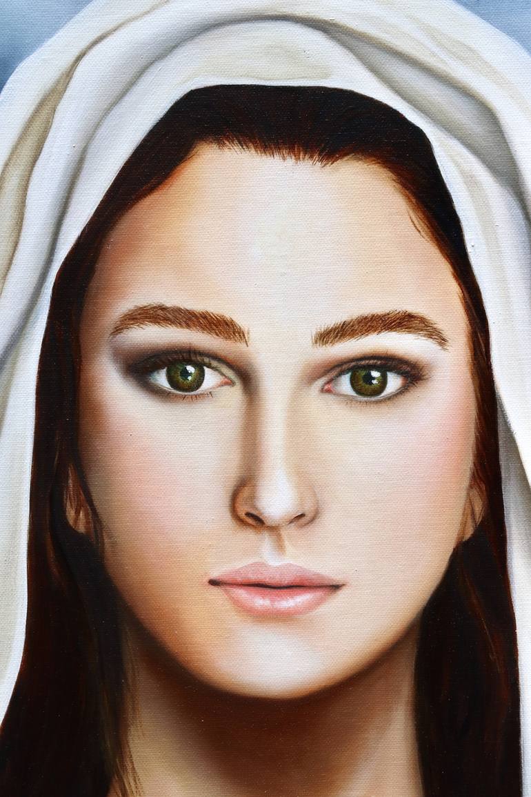 Original Conceptual Religious Painting by Diana Benedetti