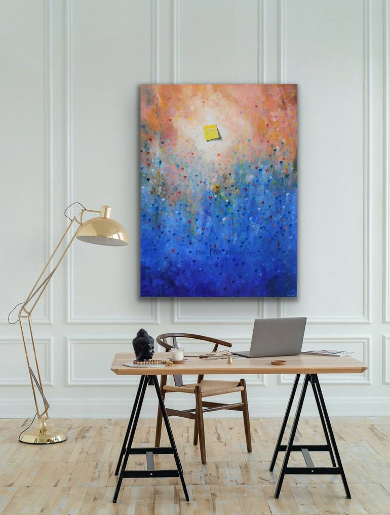 Original Abstract Expressionism Abstract Painting by Diana Benedetti