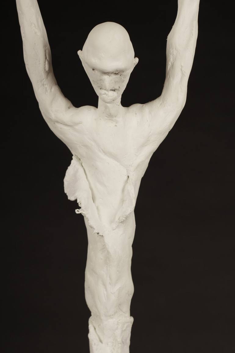 Original 3d Sculpture Men Sculpture by Valeriu Cazacevschi