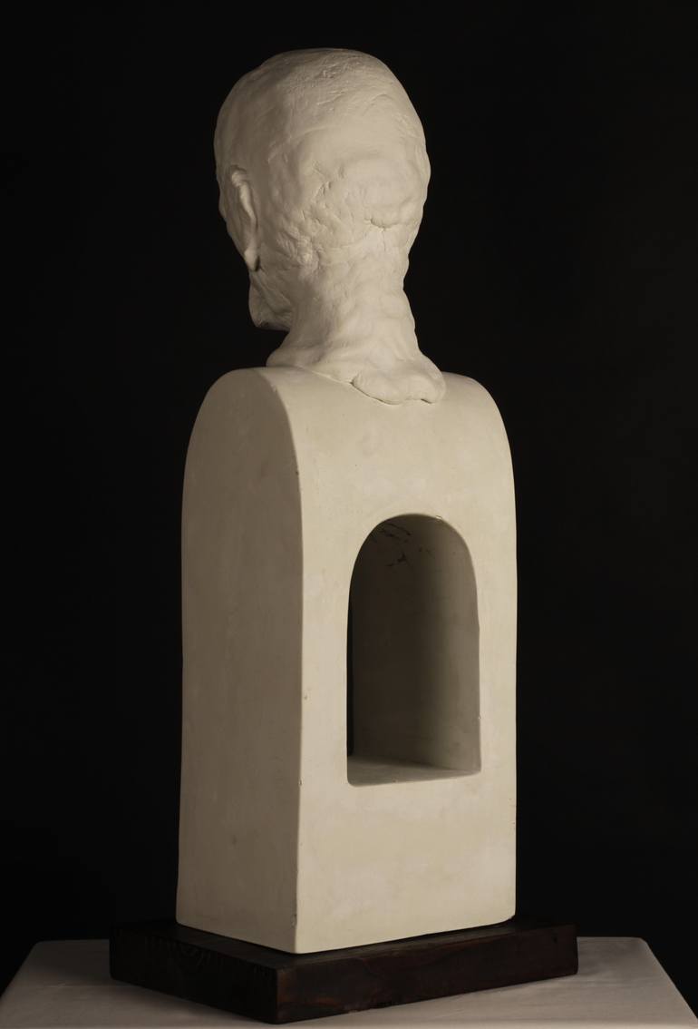 Original Conceptual Men Sculpture by Valeriu Cazacevschi