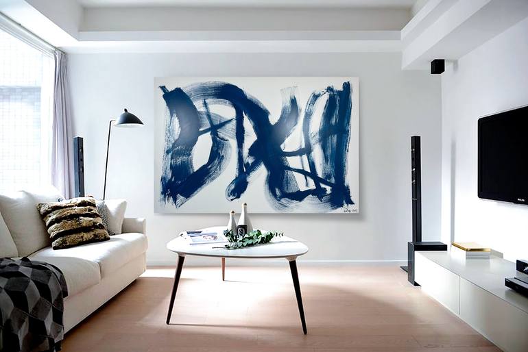 Original Abstract Painting by George Hall