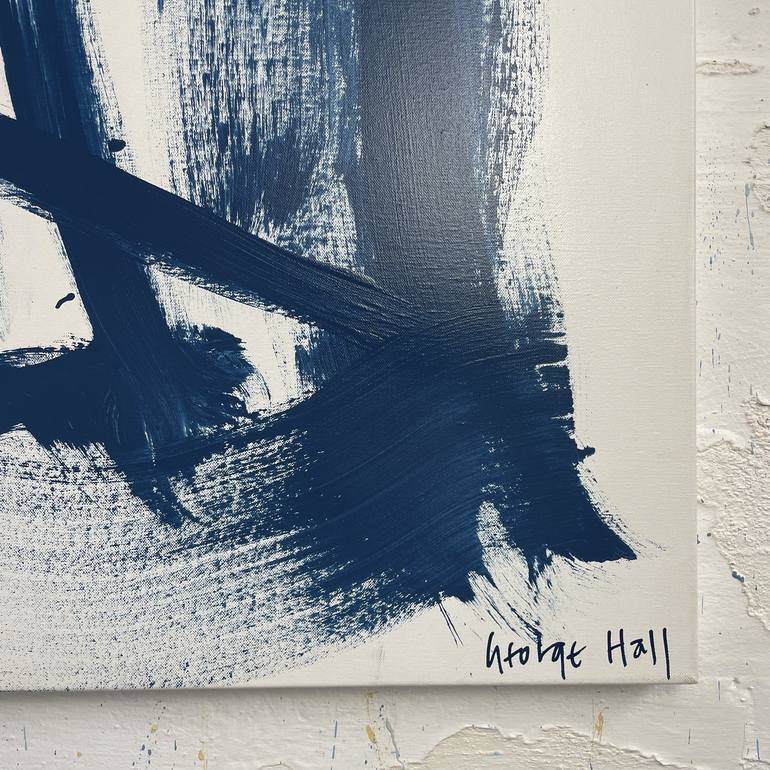 Original Abstract Painting by George Hall