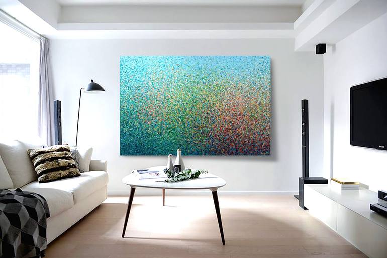 Original Abstract Painting by George Hall