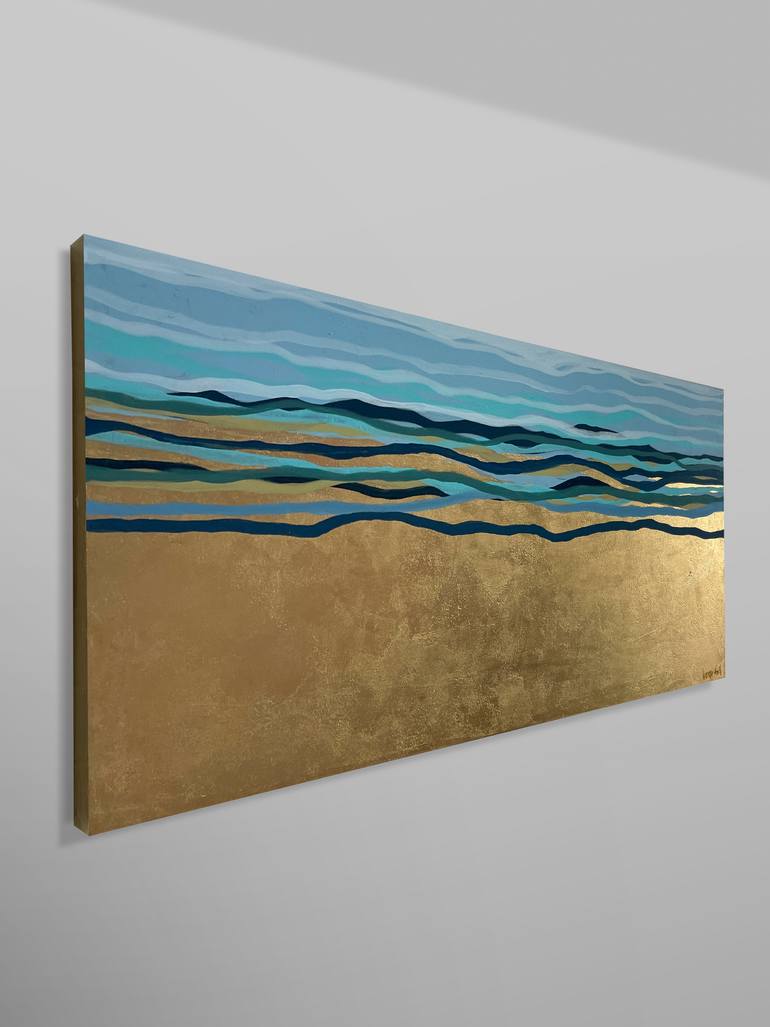 Original Abstract Painting by George Hall