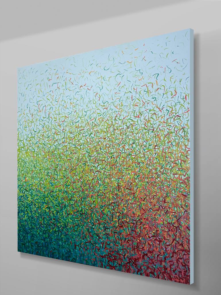 Original Impressionism Abstract Painting by George Hall