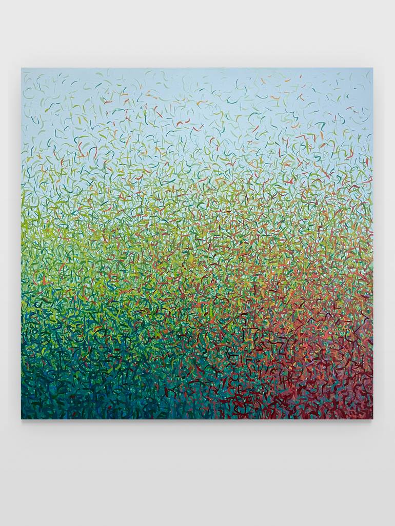 Original Impressionism Abstract Painting by George Hall