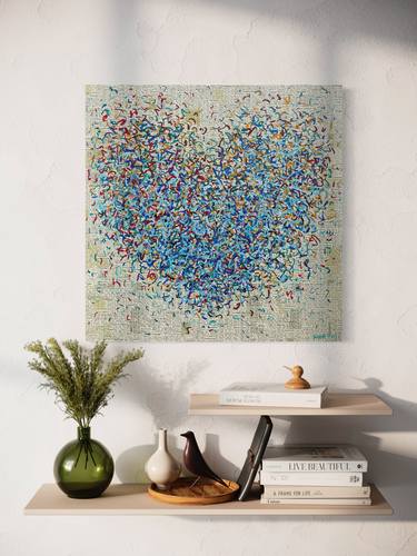 Original Abstract Mixed Media by George Hall