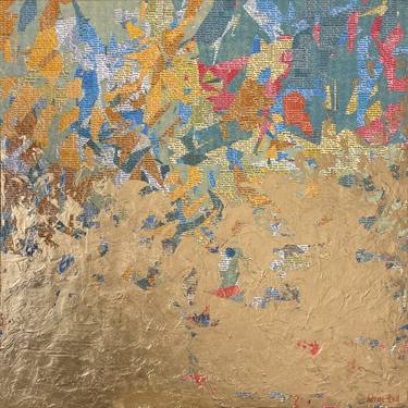 Original Abstract Mixed Media by George Hall