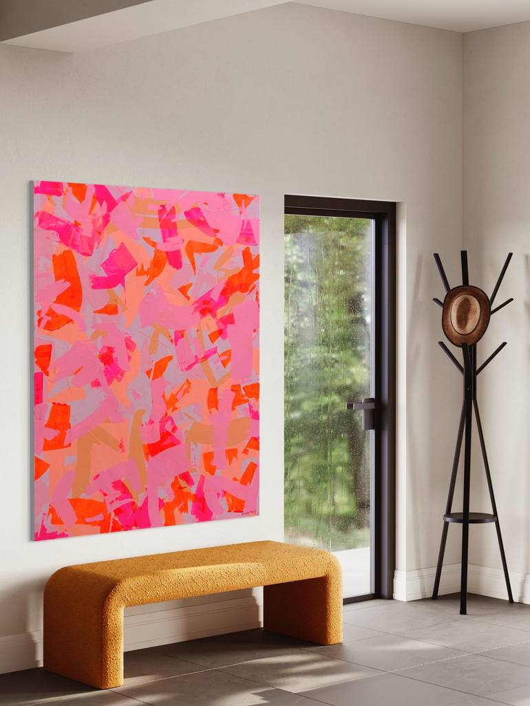 Original Abstract Painting by George Hall