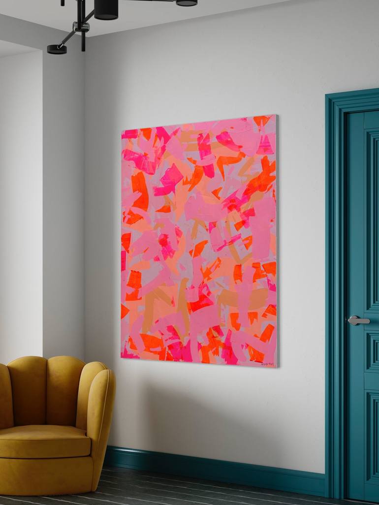 Original Abstract Painting by George Hall