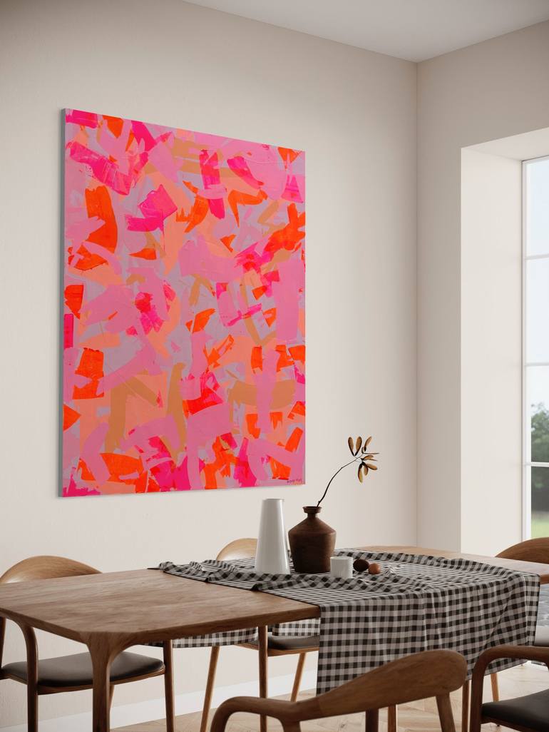 Original Abstract Painting by George Hall