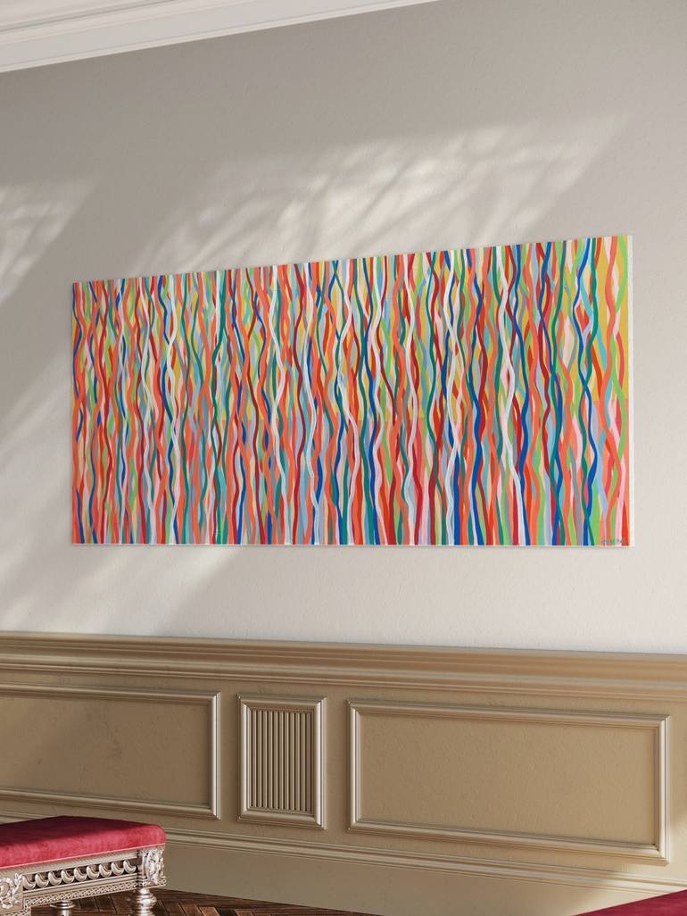 Original Abstract Painting by George Hall