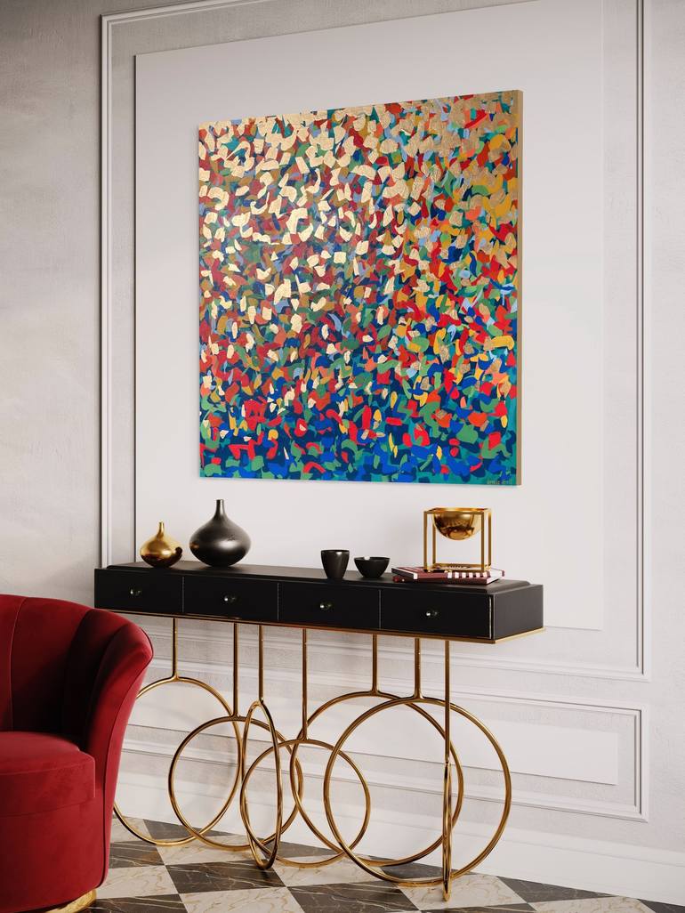 Original Abstract Painting by George Hall