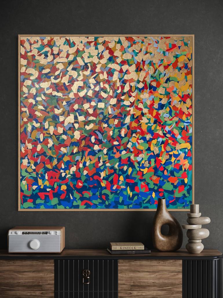 Original Abstract Painting by George Hall