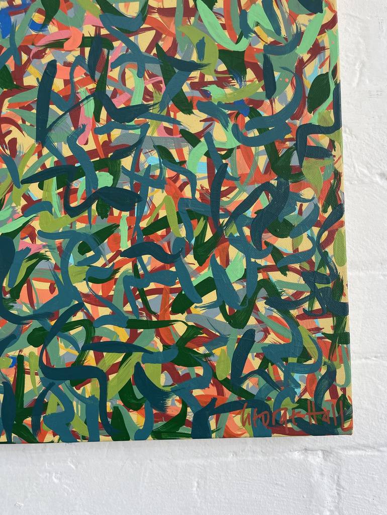 Original Abstract Painting by George Hall