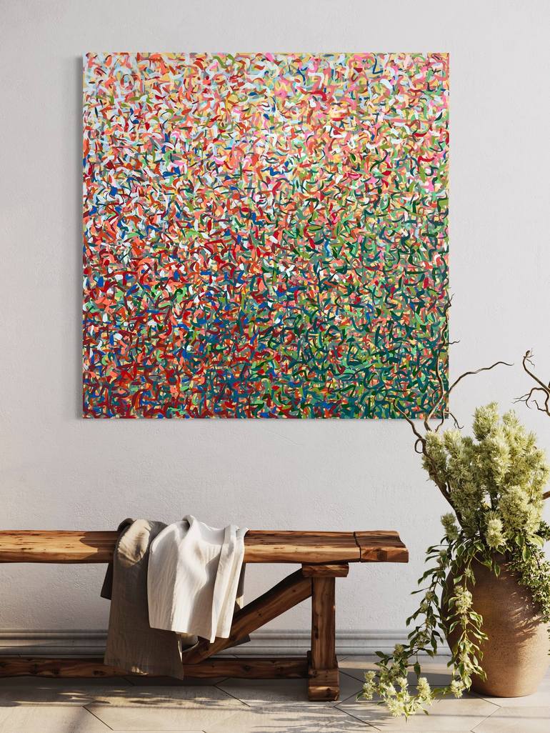 Original Abstract Painting by George Hall