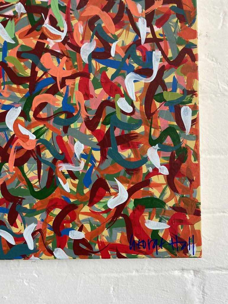 Original Abstract Painting by George Hall