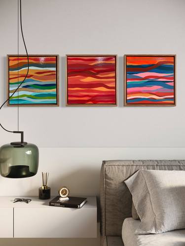 Original Abstract Paintings by George Hall