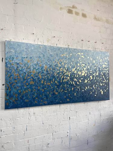 Golden Misty Waters 152 x 76cm acrylic on canvas thumb