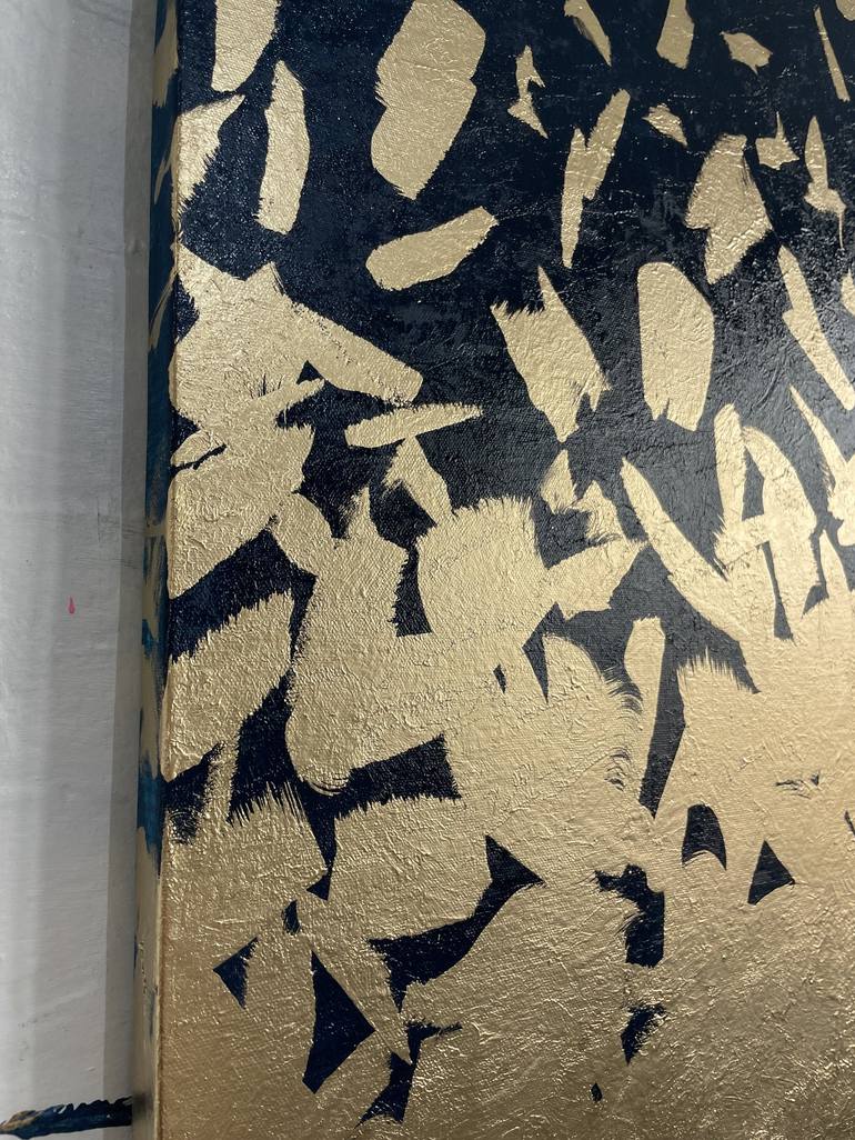 Original Art Deco Abstract Painting by George Hall