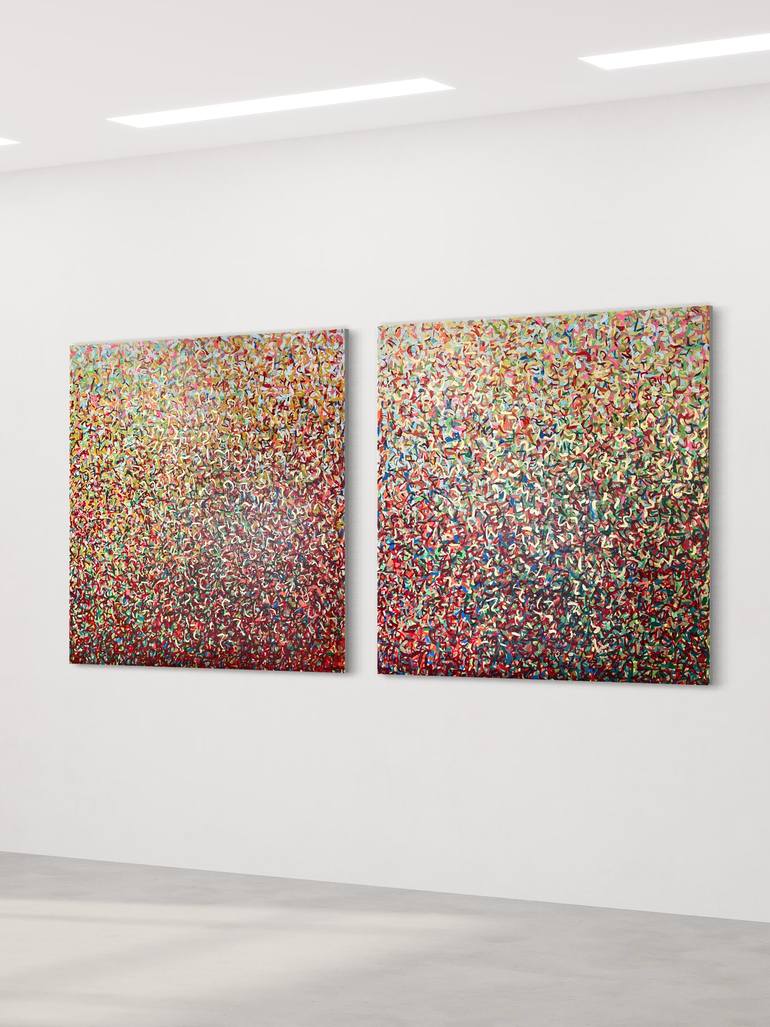 Original Abstract Painting by George Hall
