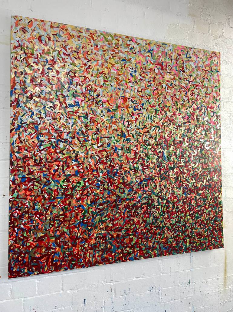 Original Abstract Painting by George Hall