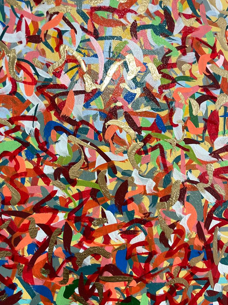 Original Abstract Painting by George Hall