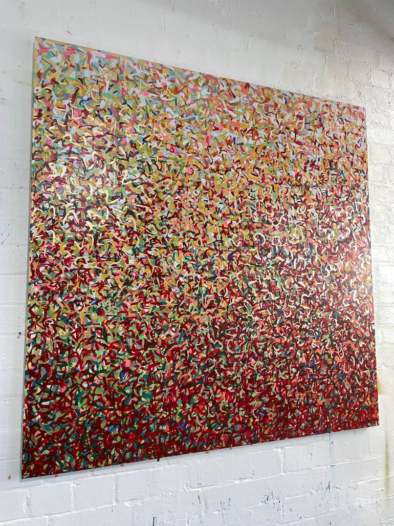 Original Abstract Painting by George Hall