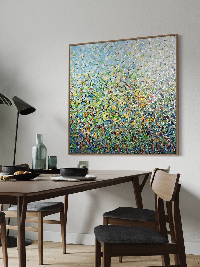 Original Impressionism Abstract Mixed Media by George Hall