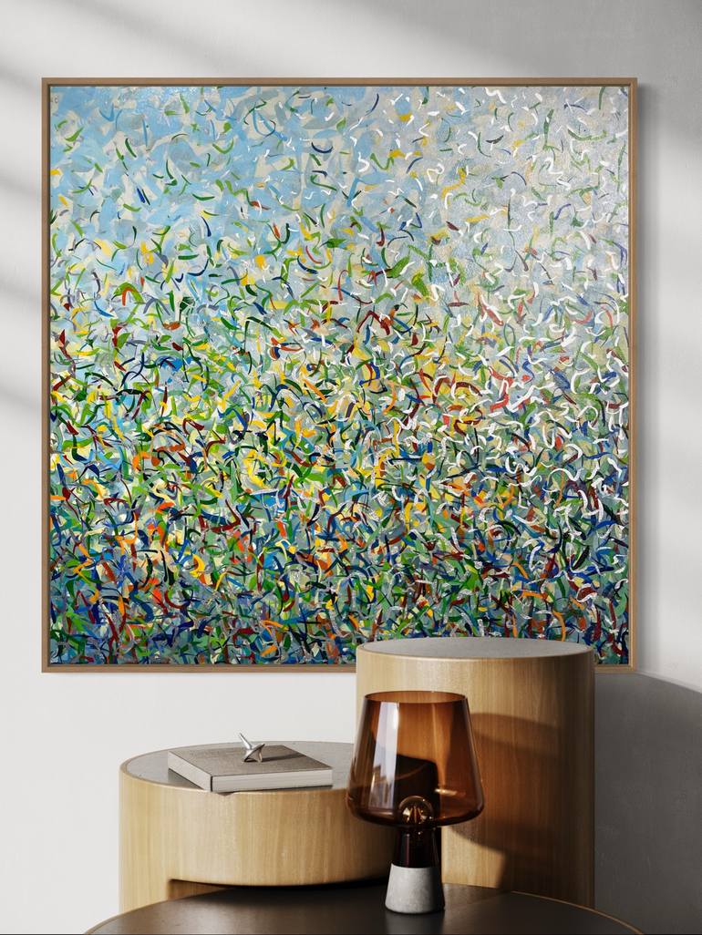 Original Impressionism Abstract Mixed Media by George Hall