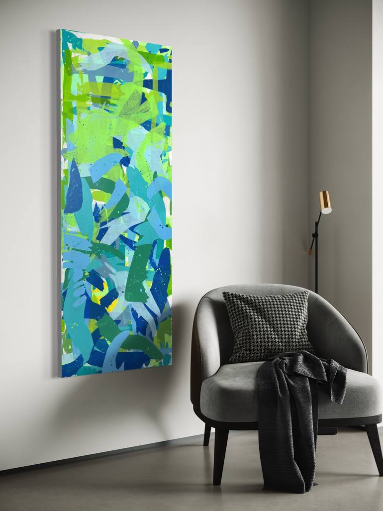 Original Expressionism Abstract Painting by George Hall