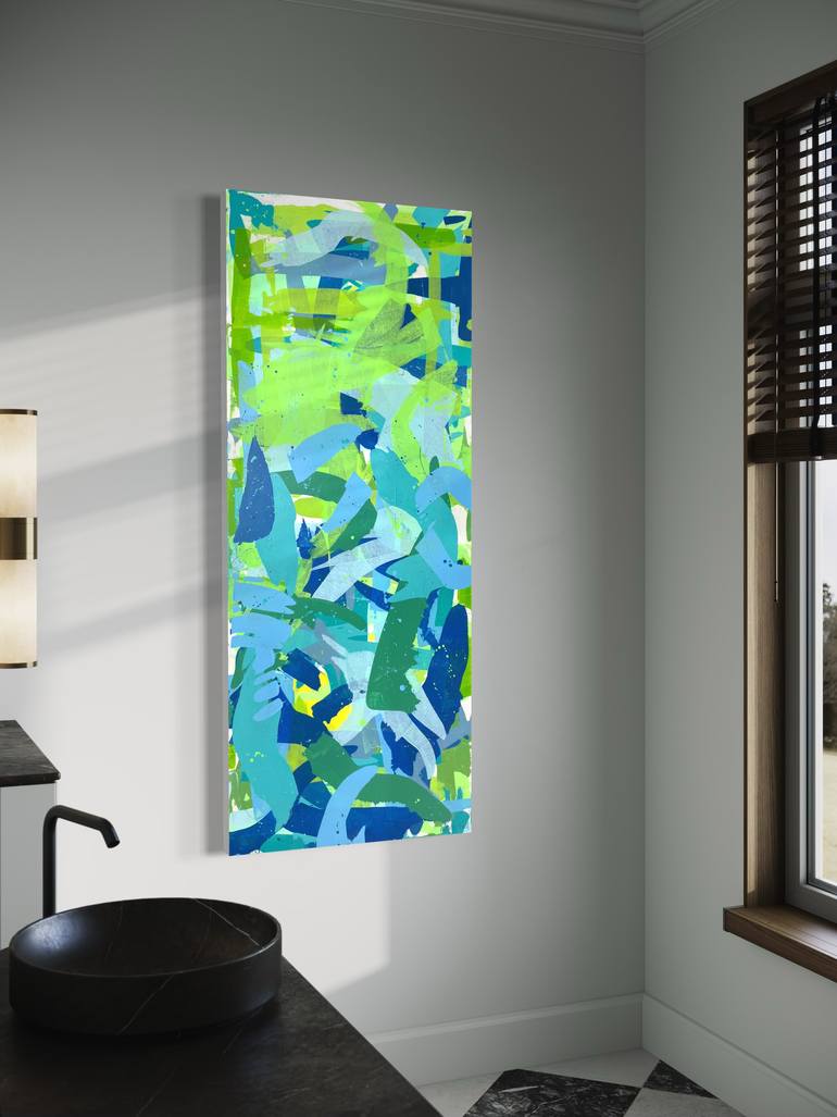 Original Expressionism Abstract Painting by George Hall
