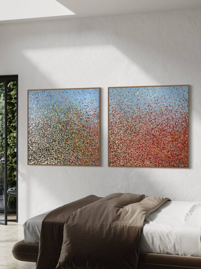 Original Impressionism Abstract Mixed Media by George Hall