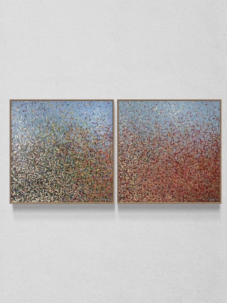 Original Impressionism Abstract Mixed Media by George Hall