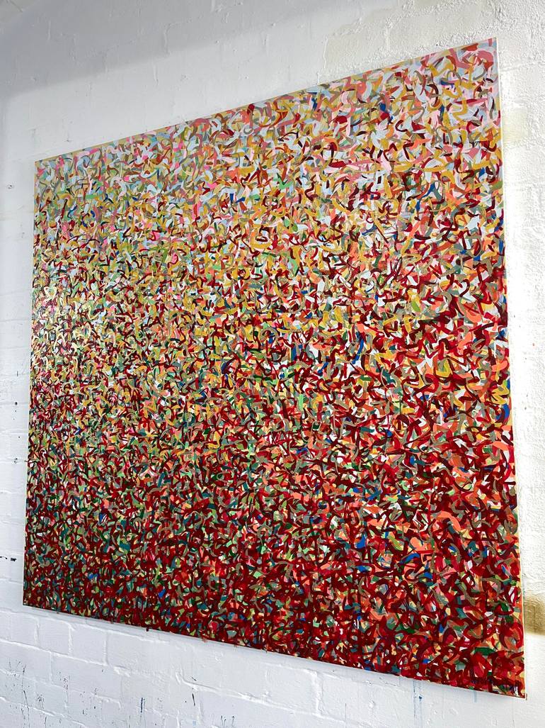 Original Abstract Painting by George Hall