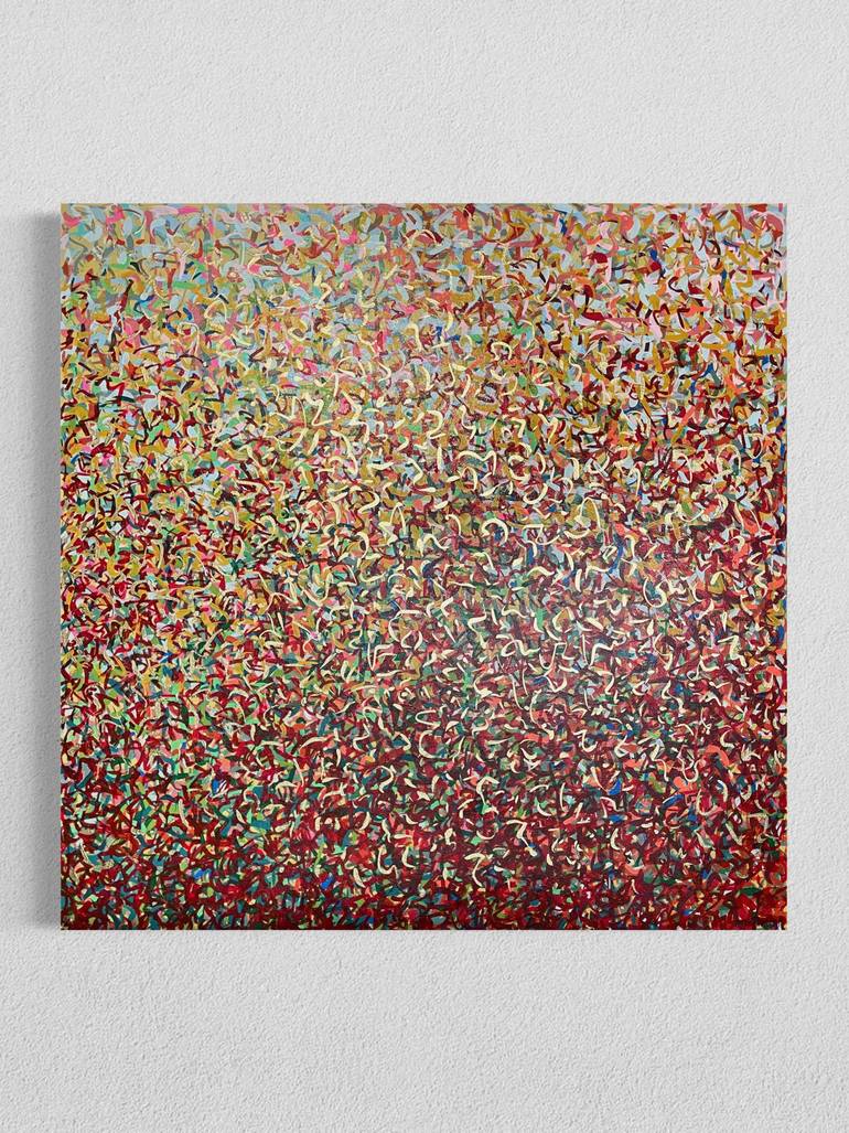 Original Abstract Painting by George Hall