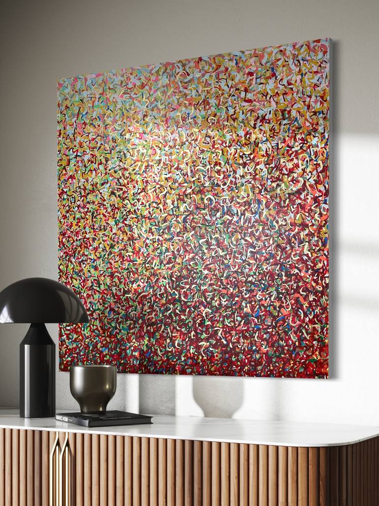 Original Abstract Painting by George Hall