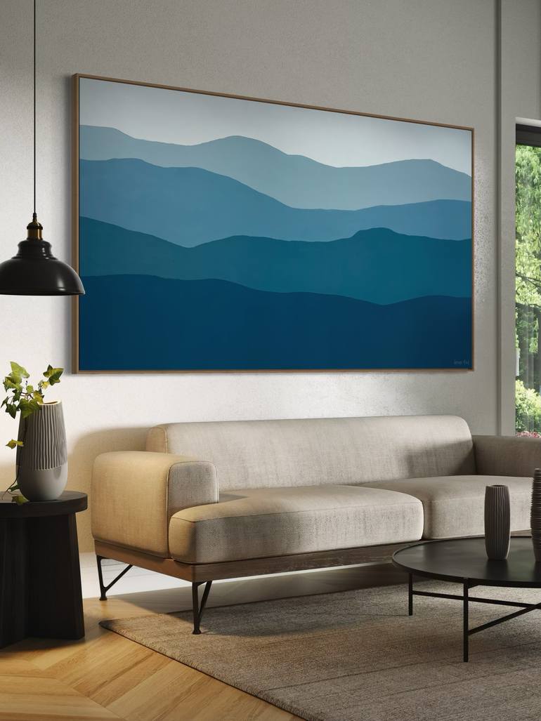 Original Abstract Painting by George Hall