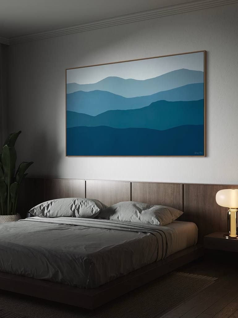Original Abstract Painting by George Hall