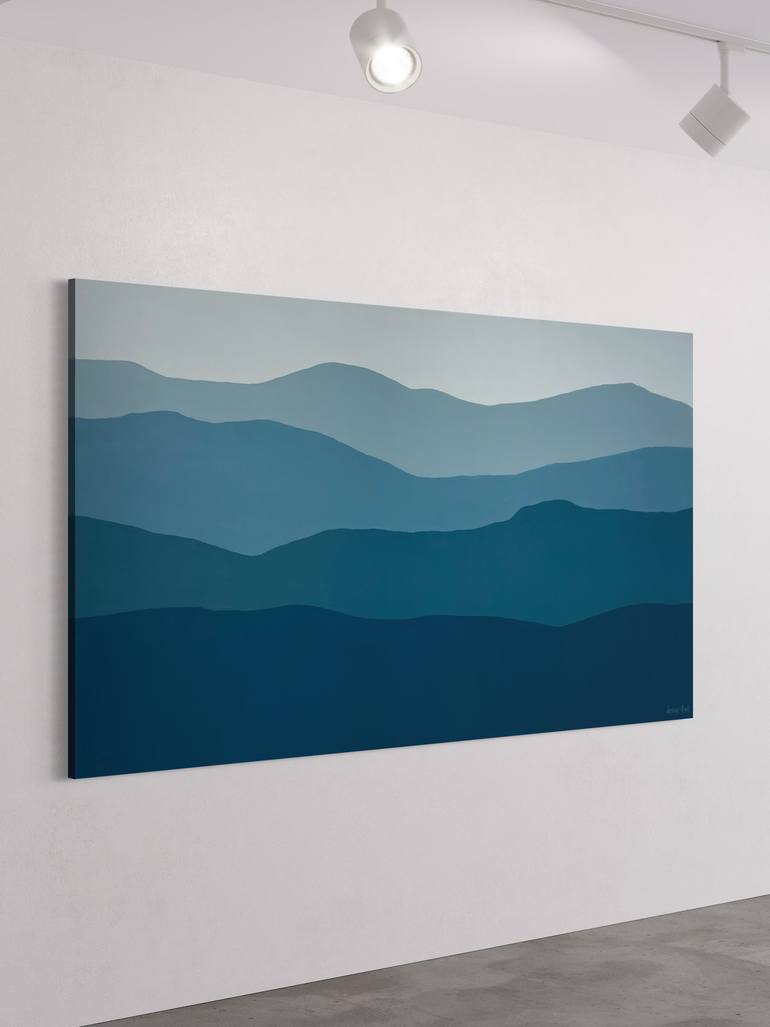 Original Abstract Painting by George Hall