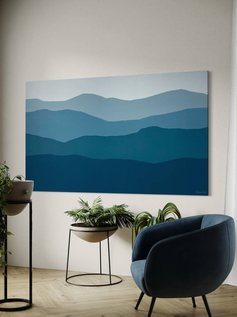 Original Abstract Painting by George Hall