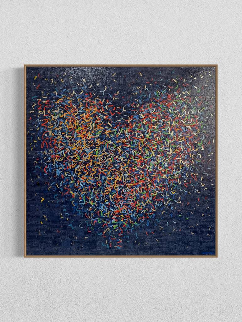 Original Abstract Mixed Media by George Hall