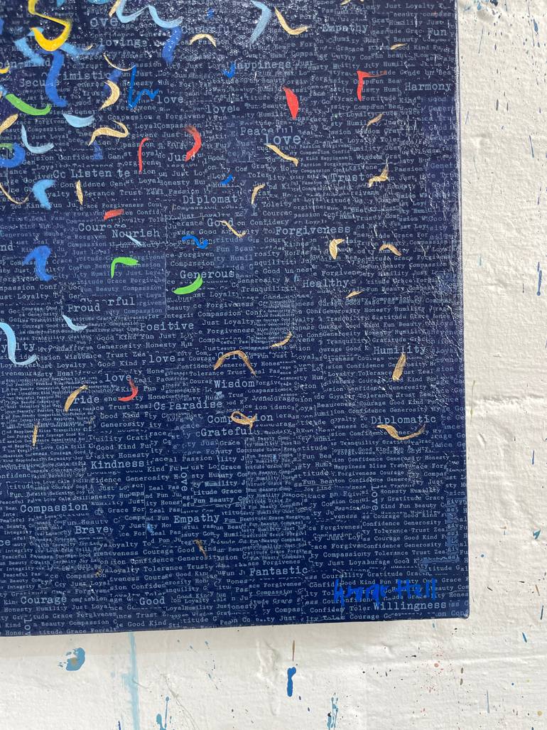 Original Abstract Mixed Media by George Hall